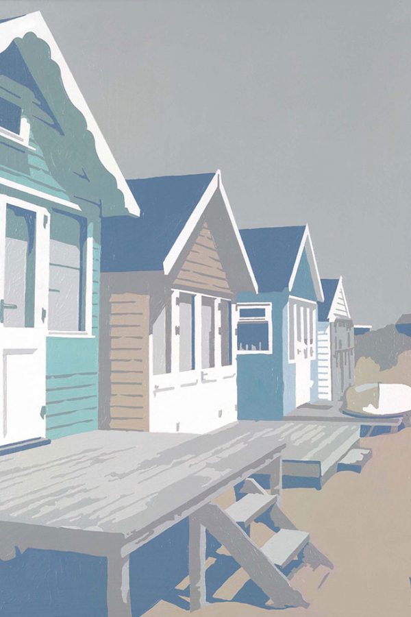 Mudeford Beach Huts, Blue, Dorset