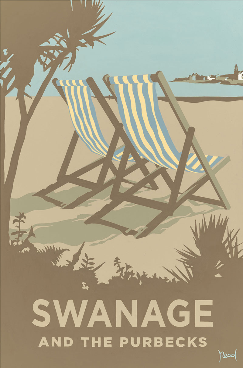 Blue Deckchairs, Swanage and the Purbecks, Dorset